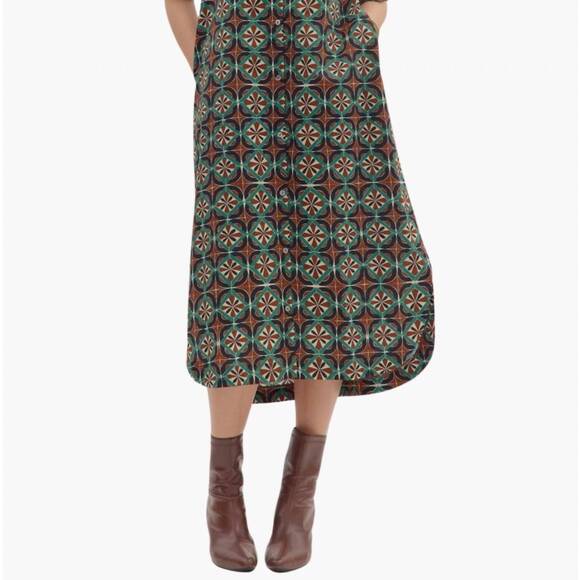 ENTRO Dresses & Skirts - NEW ENTRO natalie midi dress in brown